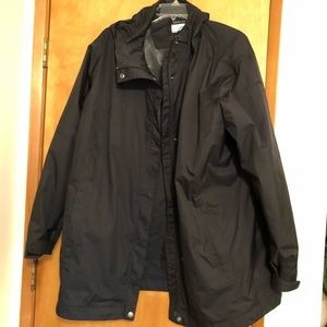 Hooded Columbia Rain Jacket 3x
